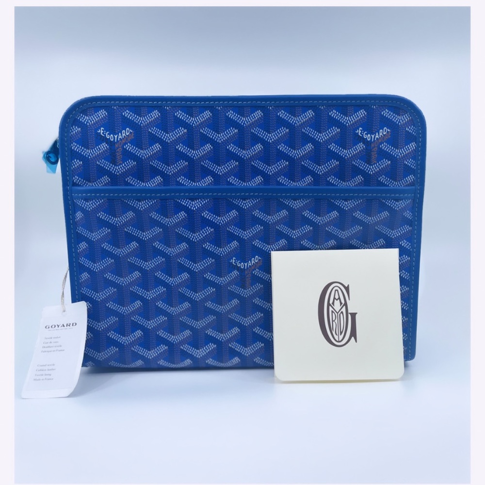 GOYARD Jouvence Toiletry Pouch Sky Blue